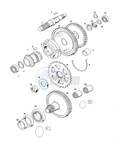 FLEXER_45kmh 50 drawing Countershaft-mainshaft