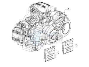 GP 800 drawing Engine assembly