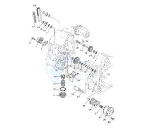 YP MAJESTY ABS 400 drawing OIL PUMP