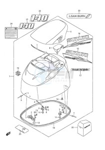 DF 140A drawing Engine Cover