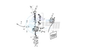 SENDA R X-TREM - 50 CC VTHSR1D1A 2T EU2 drawing CARBURETOR