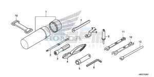 TRX420TE1F TRX420 Europe Direct - (ED) drawing TOOLS