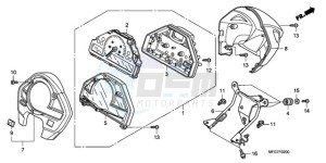 CB600FA9 Spain - (SP / ABS 25K) drawing METER