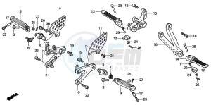 CBR900RR FIRE BLADE drawing STEP