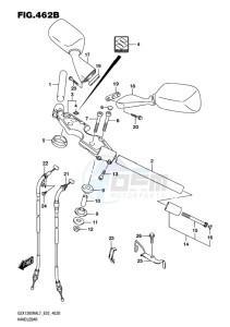 GSX-1300R ABS HAYABUSA EU drawing HANDLEBAR