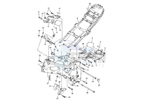 YZF R6 600 drawing FRAME