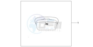 CBF600N9 UK - (E / MKH) drawing TOP BOX INNERBAG