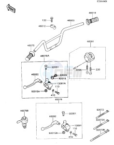 KD 80 N [KD80] (N1-N3) [KD80] drawing HANDLEBAR