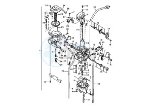 TT E 600 drawing CARBURETOR