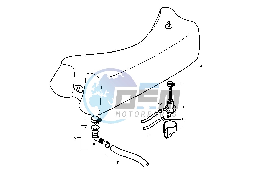 Fuel tank secondary