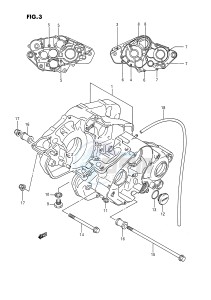 LT250R (E1) drawing CRANKCASE