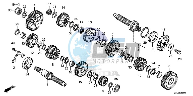 TRANSMISSION (NC750S/ SA)