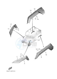 YXF850ES YXF85WPSJ WOLVERINE X (BG4A) drawing FENDER