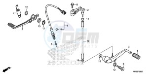 CBR1000SG CBR1000 - Fireblade SP Europe Direct - (ED) drawing PEDAL