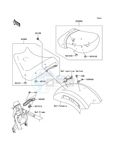 VN2000 CLASSIC VN2000H8F GB XX (EU ME A(FRICA) drawing Seat