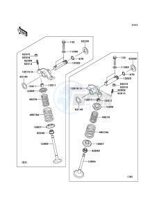 KVF360 4x4 KVF360A6F EU GB drawing Valve(s)