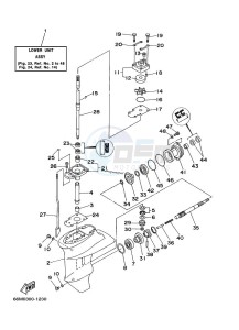 F15AEHL drawing PROPELLER-HOUSING-AND-TRANSMISSION-1