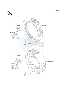 VN 750 A [VULCAN 750] (A15-A19) [VULCAN 750] drawing TIRES