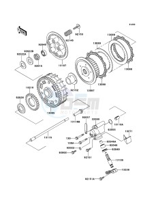 W800 EJ800ADFA GB XX (EU ME A(FRICA) drawing Clutch