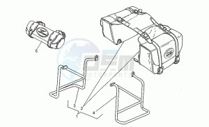 Nevada 750 drawing Leather top box kit