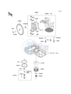 KZ 1000 P [POLICE 1000] (P20-P24) [POLICE 1000] drawing OIL PUMP_OIL FILTER