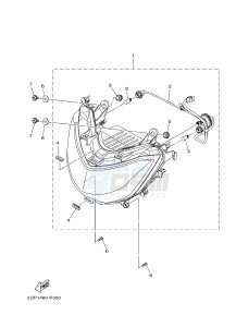 GPD125A GPD125-A NMAX125 (2DS6) drawing HEADLIGHT