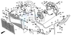 CB600FA3A Europe Direct - (ED / ABS ST 25K) drawing RADIATOR