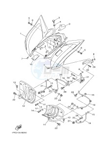 YFM700R YFM70RSSH RAPTOR 700 SPECIAL EDITION 2 (B46B) drawing REAR FENDER