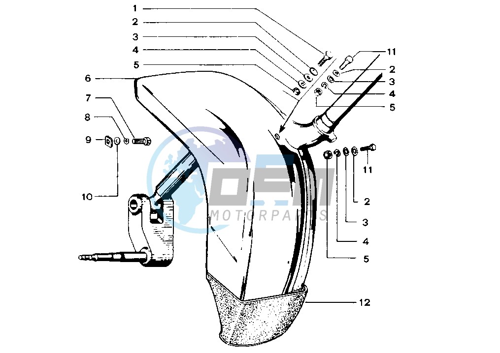 Front mudguard