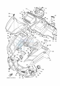 YXM700E YX70MPP (BHFF) drawing FRONT FENDER