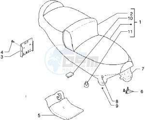 X9 500 drawing Saddle - Tool kit