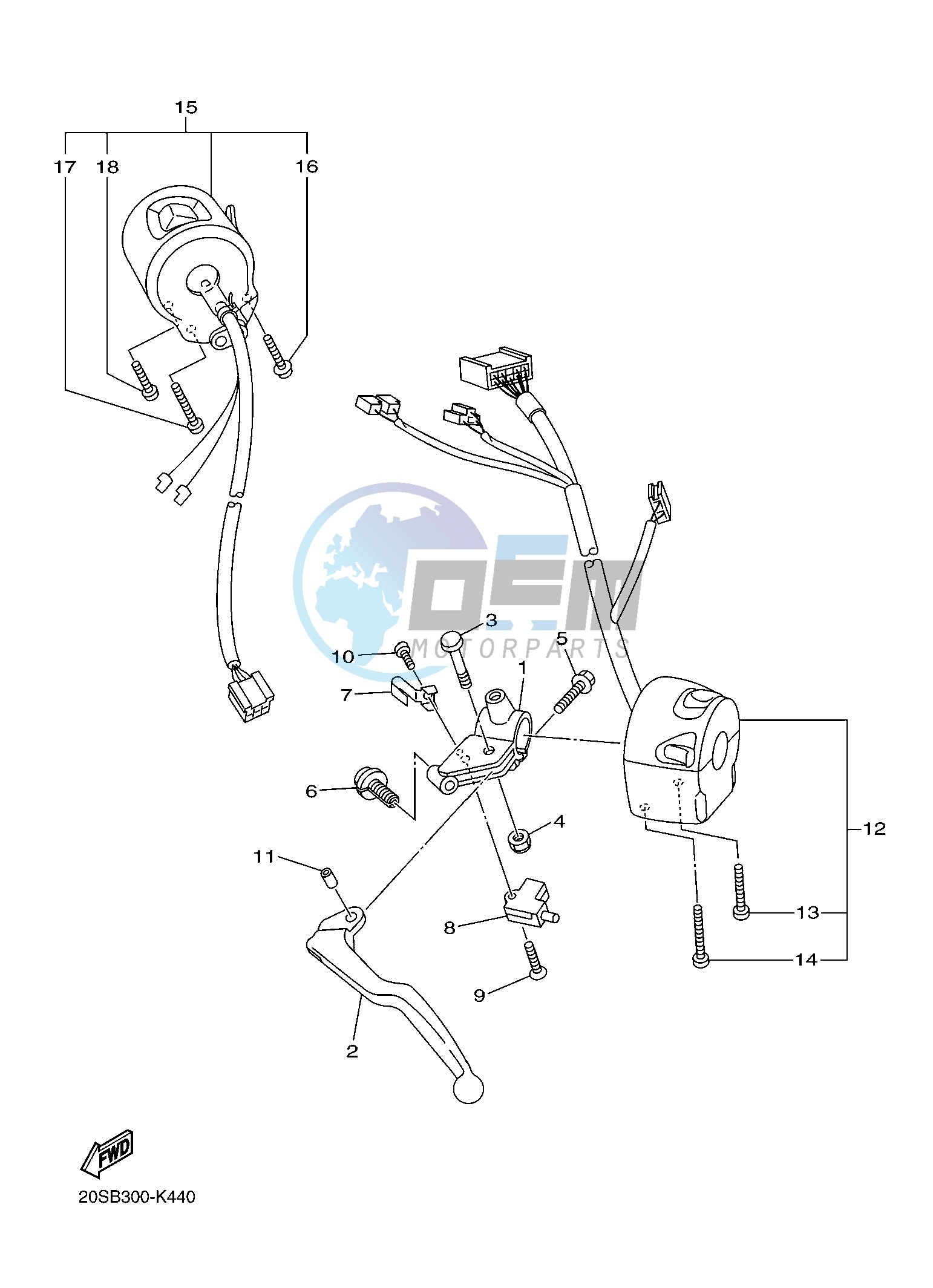 HANDLE SWITCH & LEVER