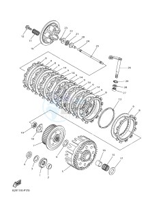 WR250F (2GB7 2GB8 2GB9) drawing CLUTCH