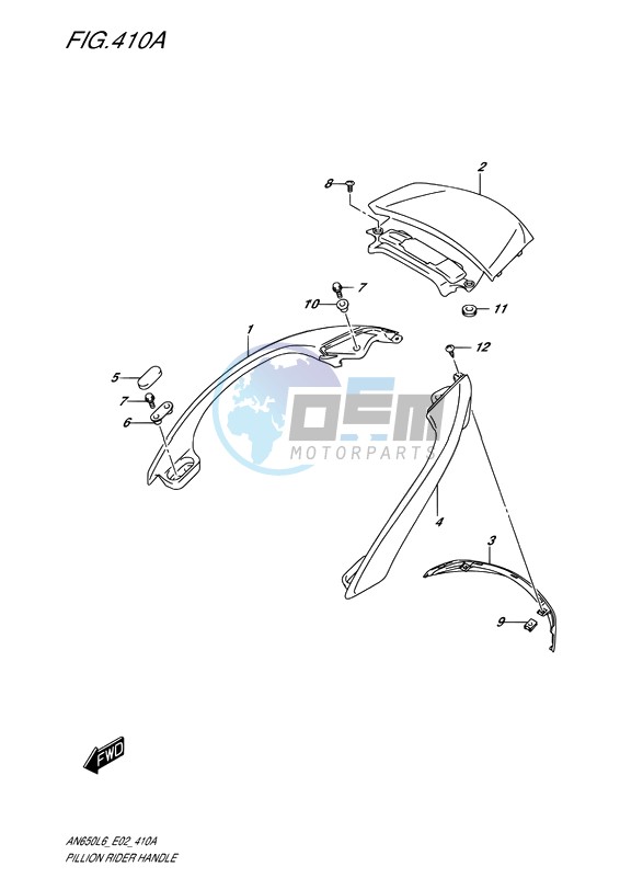 PILLION RIDER HANDLE