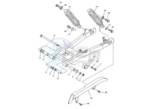 XVS DRAG STAR 125 drawing REAR ARM