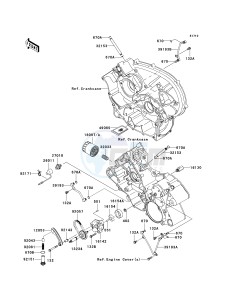 KVF 650 D ([BRUTE FORCE 650 4X4] (D6F-D9F) D6F drawing OIL PUMP_OIL FILTER