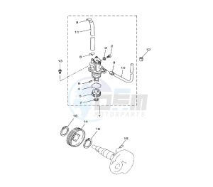 BW'S 50 drawing OIL PUMP