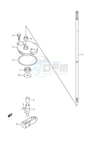 DF 225 drawing Clutch Rod