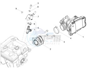 RS 125 4T E4 ABS (EMEA) drawing Throttle body