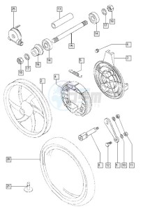 FLEXER_EX_L0-L2 50 L0-L2 drawing Front wheel