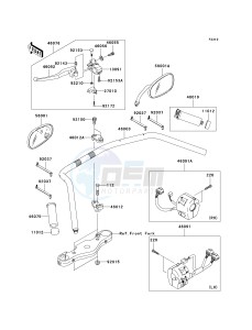 VN 2000 G [VULCAN 2000] (8F-9F) G8F drawing HANDLEBAR