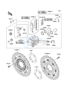 ER-6n ABS ER650B7F GB XX (EU ME A(FRICA) drawing Front Brake