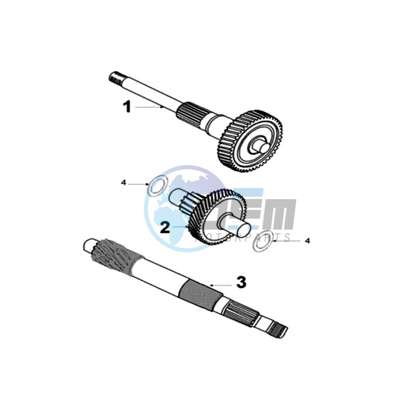 DRIVE SHAFTS / KICKSTARTER