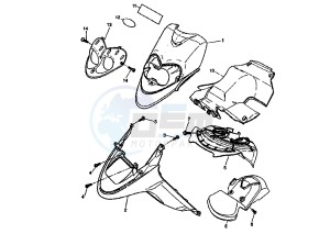 BW'S NEXT GENERATION 50 drawing FRONT BODY