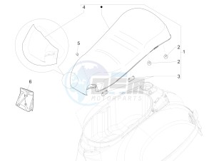 GTS 300 ie ABS (APAC) drawing Saddle/seats