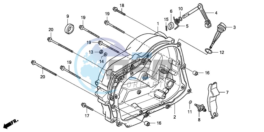 RIGHT CRANKCASE COVER