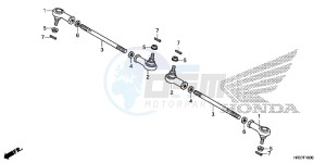 TRX420FE1G TRX420 Europe Direct - (ED) drawing TIE ROD