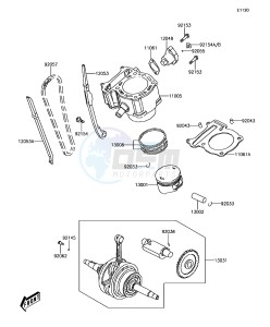 BRUTE FORCE 300 KVF300CFF EU drawing Cylinder/Piston(s)