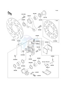 ZR 1200 A [ZRX1200R] (A4-A5) drawing REAR BRAKE