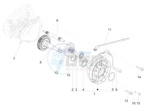 Liberty 125 4T PTT E3 (E) (EMEA) drawing Reduction unit